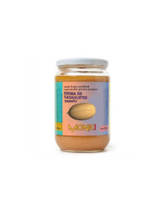 Crema de Cacahuetes Crujiente Bio 650g Monki